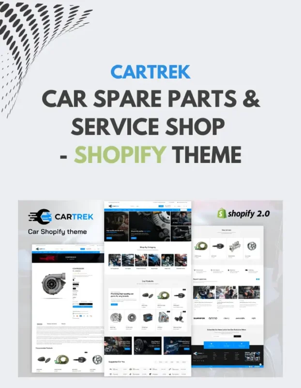 CAR SPARE PARTS & SERVICE SHOP - SHOPIFY THEME