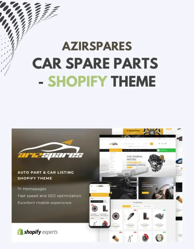 CAR SPARE PARTS - SHOPIFY THEME