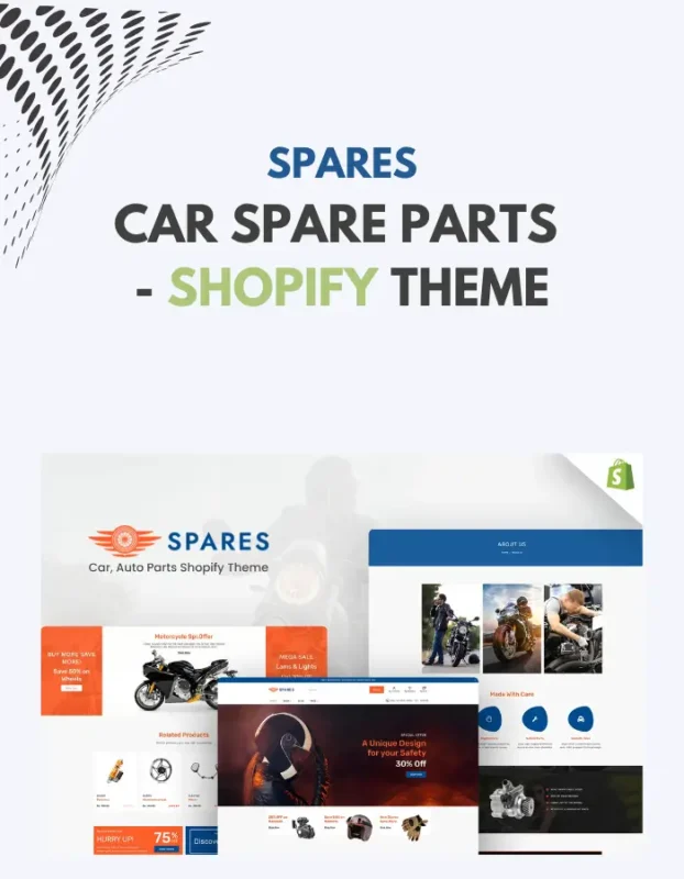 CAR SPARE PARTS - SHOPIFY THEME