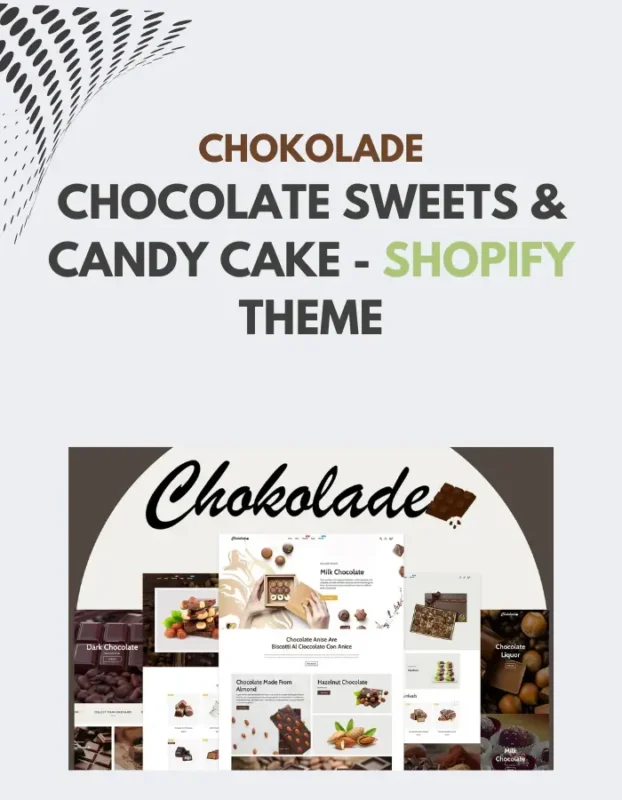 CHOCOLATE SWEETS & CANDY CAKE - SHOPIFY THEME