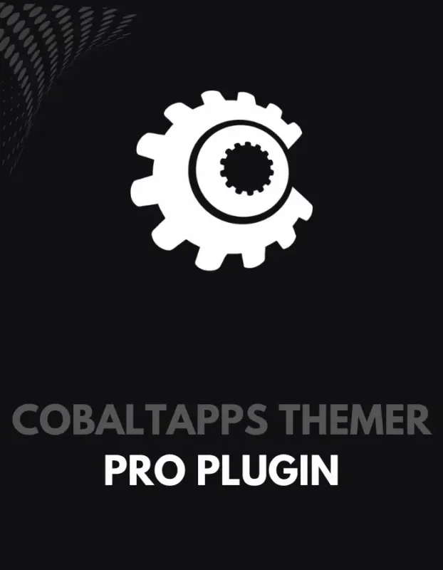 COBALTAPPS THEMER PRO PLUGIN