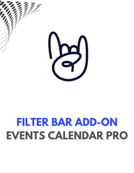 FILTER BAR ADD-ON EVENTS CALENDAR PRO