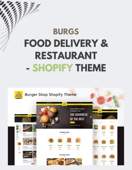 FOOD DELIVERY & RESTAURANT - SHOPIFY THEME