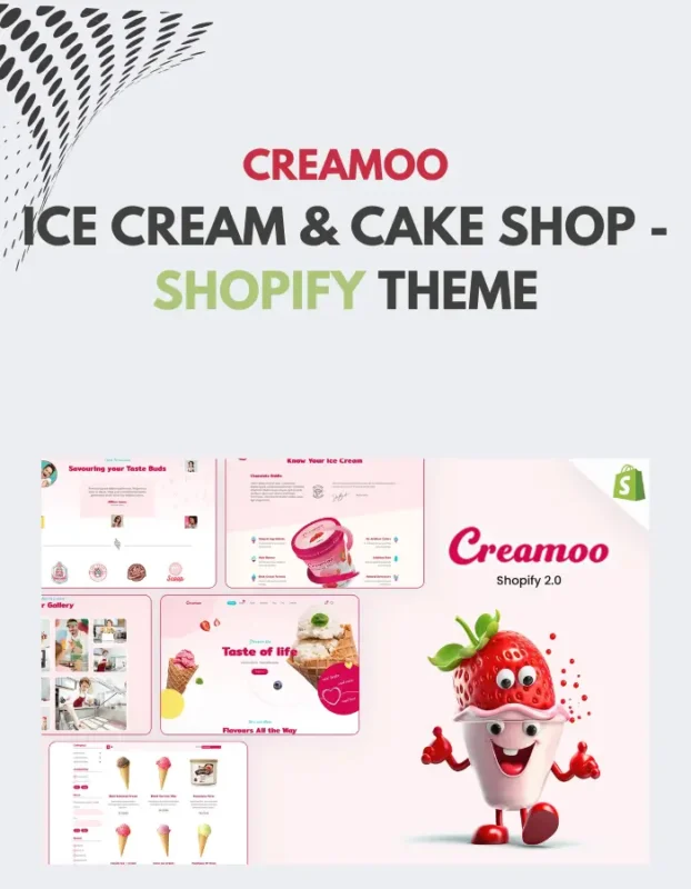 ICE CREAM & CAKE SHOP - SHOPIFY THEME