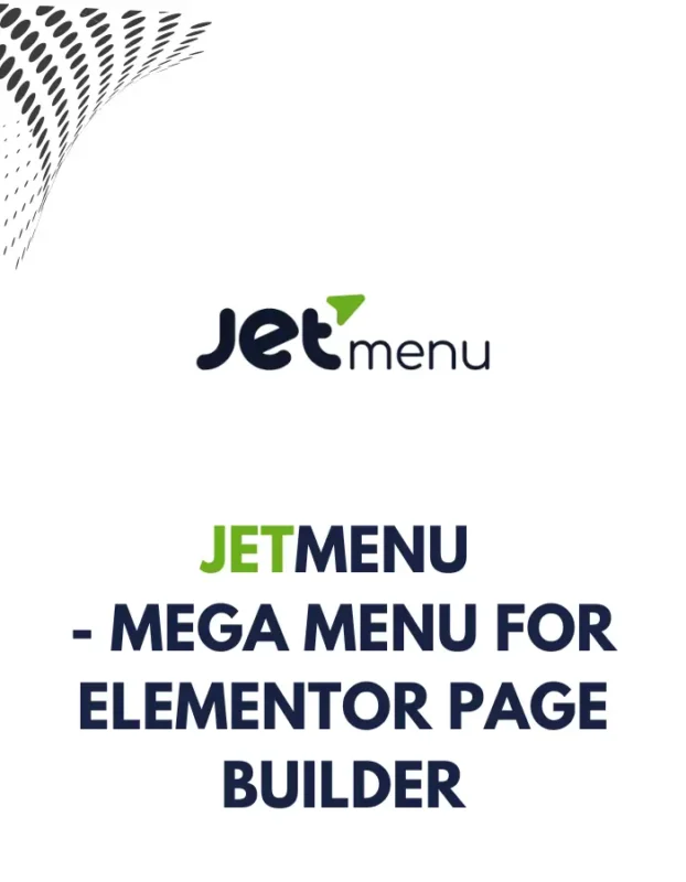 JETMENU - MEGA MENU FOR ELEMENTOR PAGE BUILDER