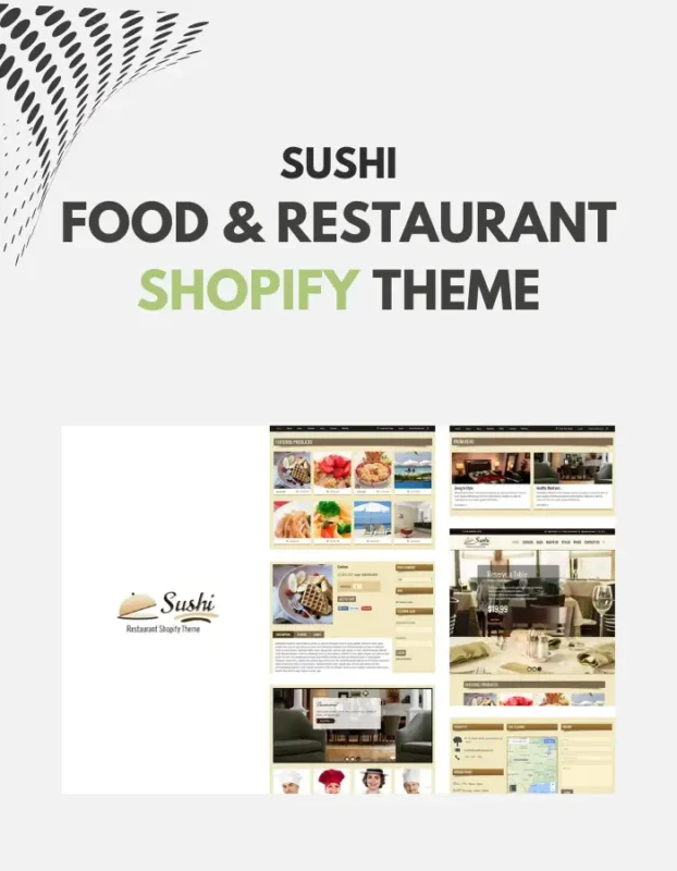 SUSHI - FOOD & RESTAURANT SHOPIFY THEME