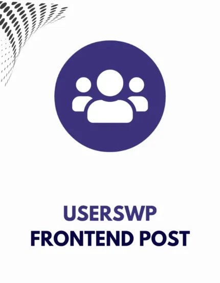 USERSWP FRONTEND POST