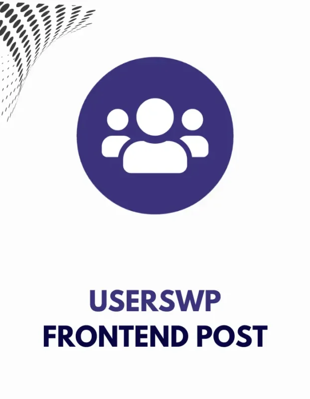 USERSWP FRONTEND POST