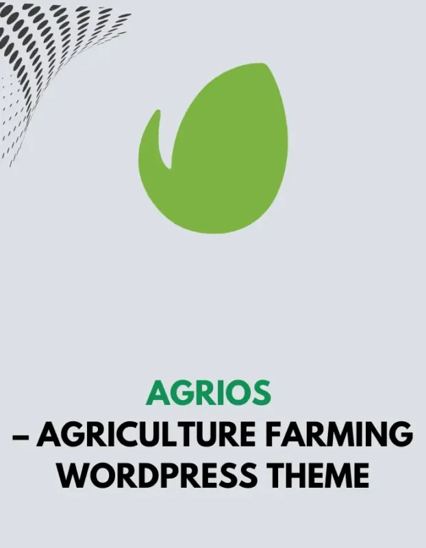 AGRIOS - AGRICULTURE FARMING WORDPRESS THEME