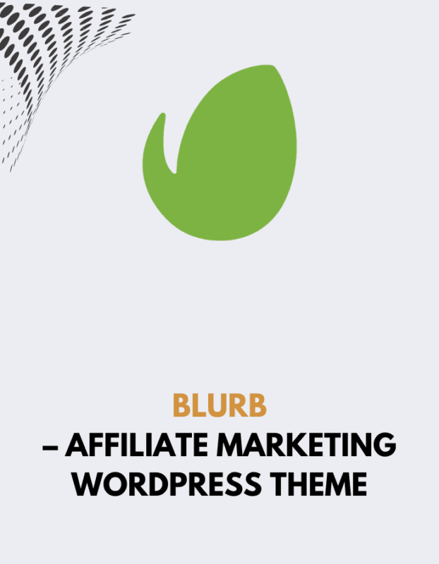 BLURP - AFFILIATE MARKETING WORDPRESS THEME