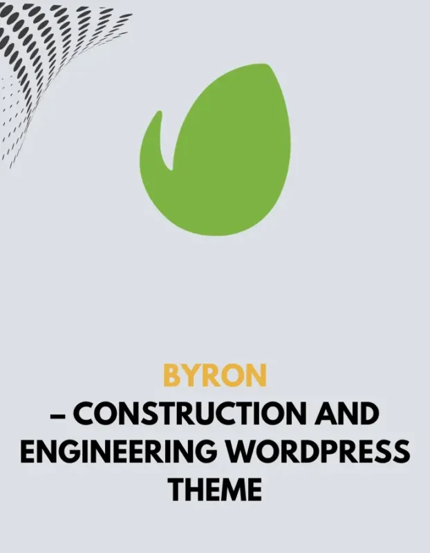 BYRON - CONSTRUCTION AND ENGINEERING WORDPRESS THEME