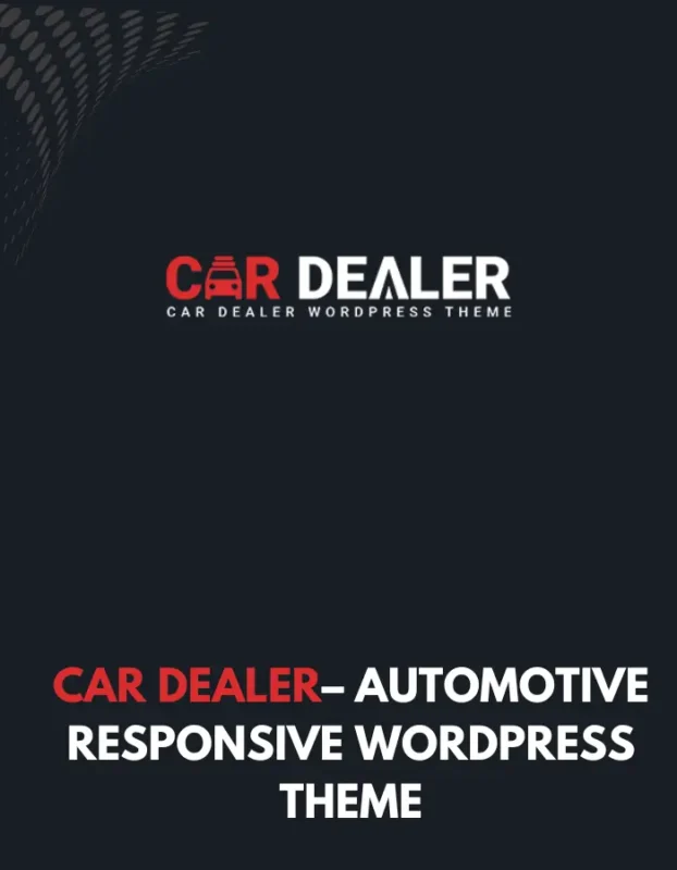 CAR DEALER - AUTOMOTIVE RESPONSIVE WORDPRESS THEME