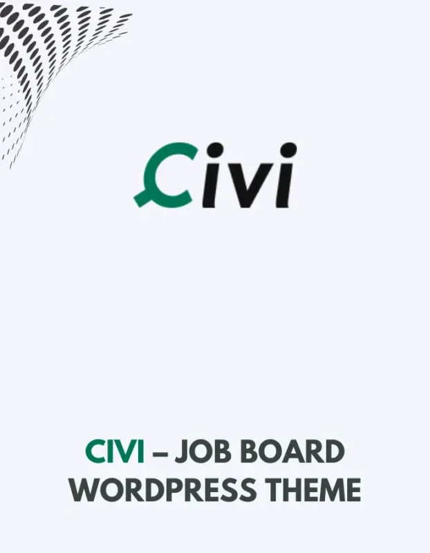 CIVI - JOB BOARD WORDPRESS THEME