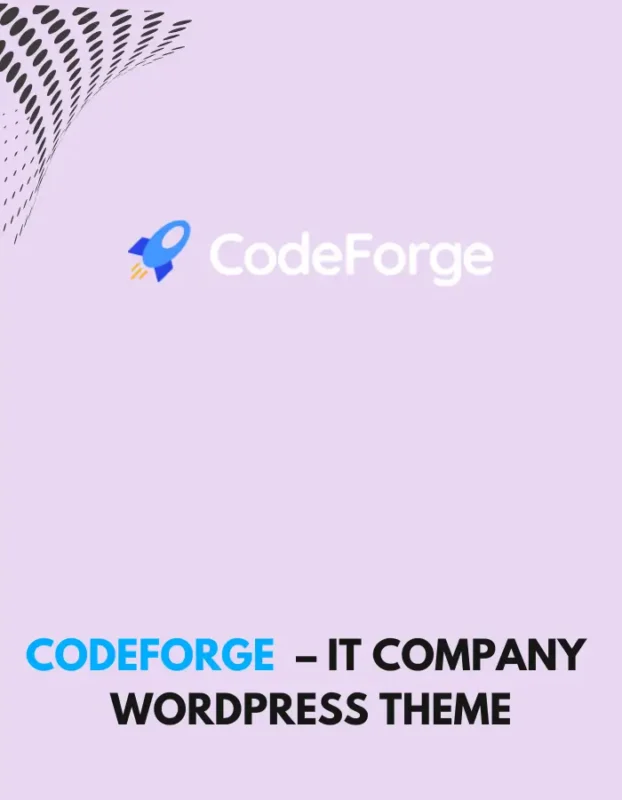 CODEFORGE - IT COMPANY WORDPRESS THEME