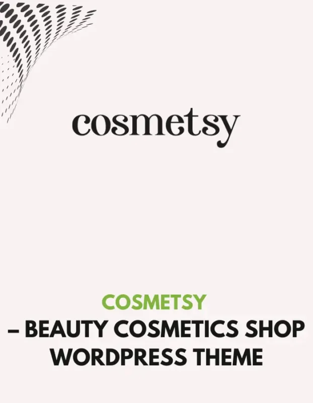 COSMETSY - BEAUTY COSMETICS SHOP WORDPRESS THEME