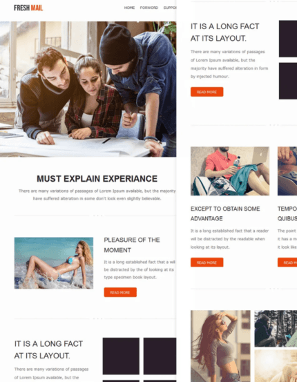 Fresh Mail – Responsive E-mail Template