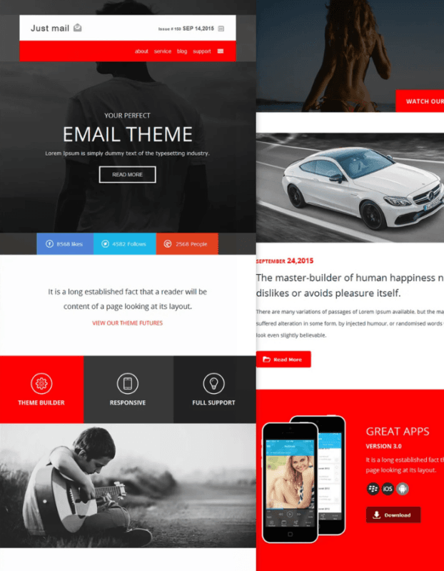 Just mail – Responsive E-mail Template