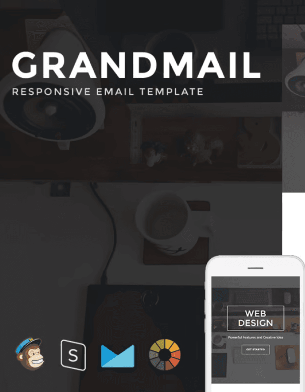 GrandMail – Responsive Email + StampReady Builder