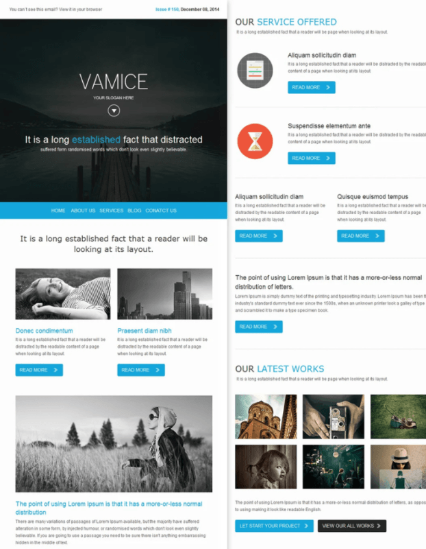 Vamice Mail – Responsive Email Template