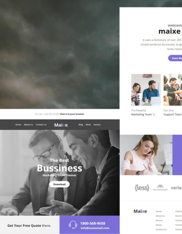 Maixe Mail- Responsive E-mail Template