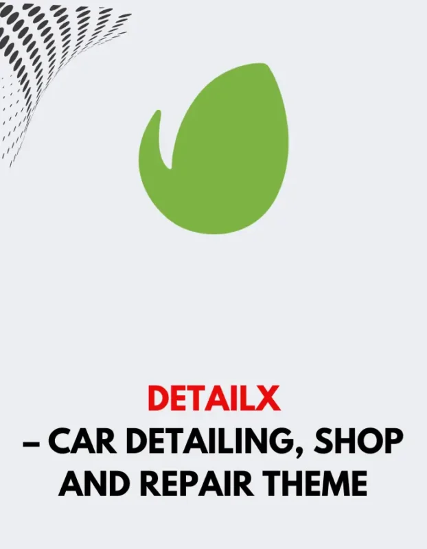 DETAILX - CAR DETAILING, SHOP AND REPAIR THEME