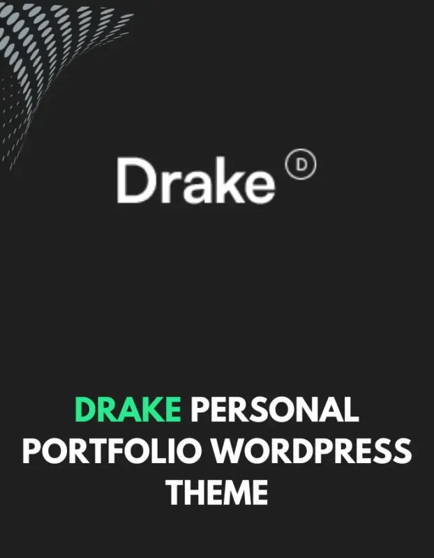 DRAKE PERSONAL PORTFOLIO WORDPRESS THEME