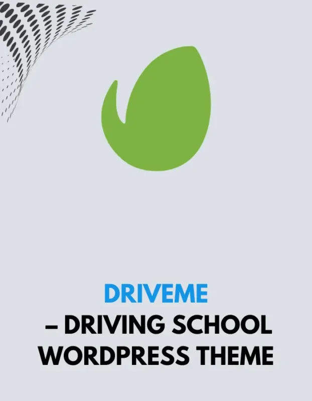 DRIVEME - DRIVING SCHOOL WORDPRESS THEME