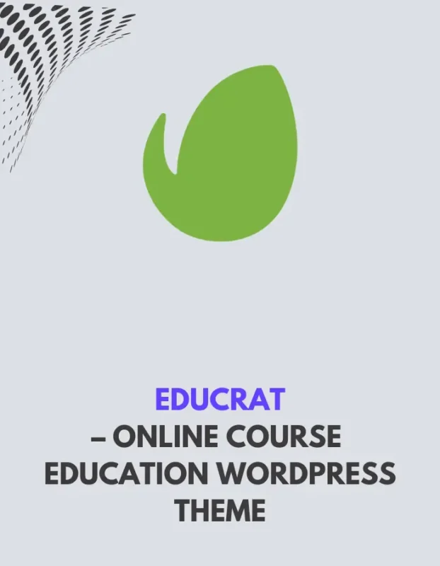 EDUCRAT - ONLINE COURSE EDUCATION WORDPRESS THEME