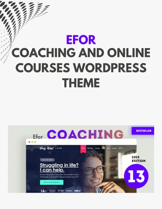 EFOR - COACHING AND ONLINE COURSES WORDPRESS THEME