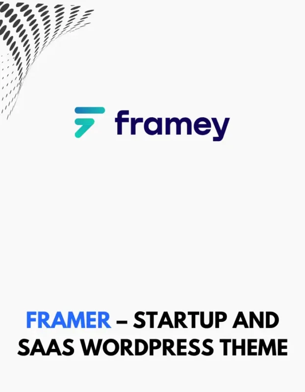 FRAMER - STARTUP AND SAAS WORDPRESS THEME