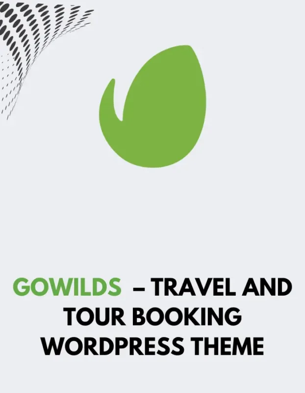 GOWILDS - TRAVEL AND TOUR BOOKING WORDPRESS THEME