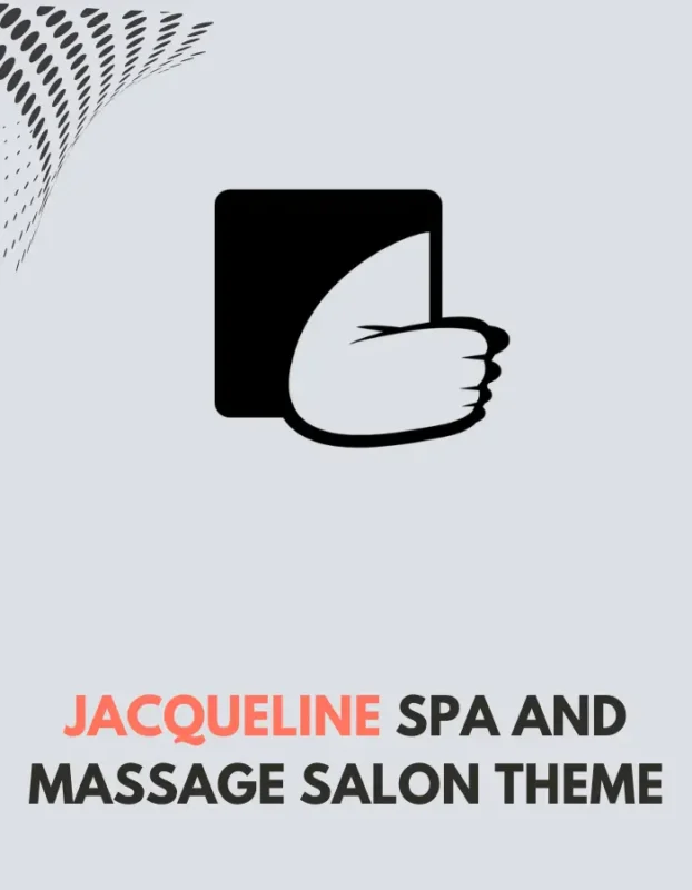 JACQUELINE SPA AND MASSAGE SALON THEME