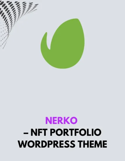 NERKO - NFT PORTFOLIO WORDPRESS THEME