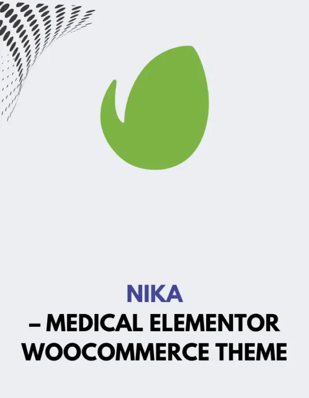 NIKA - MEDICAL ELEMENTOR WOOCOMMERCE THEME