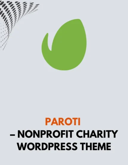 PAROTI - NONPROFIT CHARITY WORDPRESS THEME