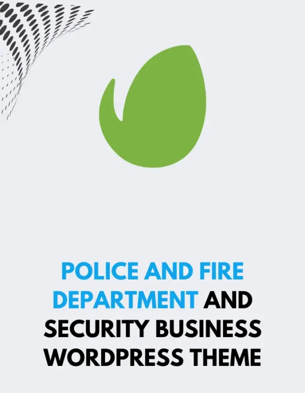 POLICE AND FIRE DEPARTMENT AND SECURITY BUSINESS WORDPRESS THEME