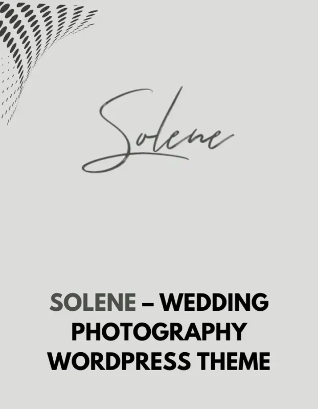 SOLENE - WEDDING PHOTOGRAPHY WORDPRESS THEME