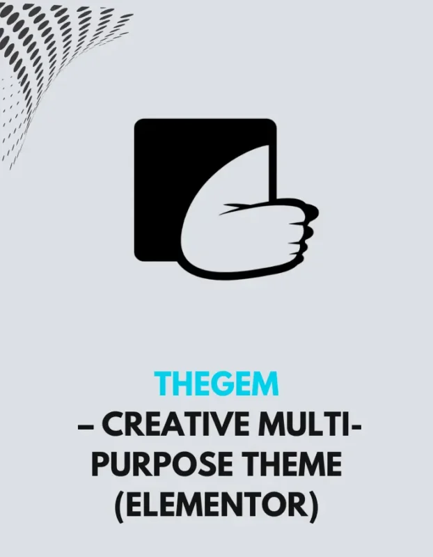 THEGEM - CREATIVE MULTI-PURPOSE THEME (ELEMENTOR)