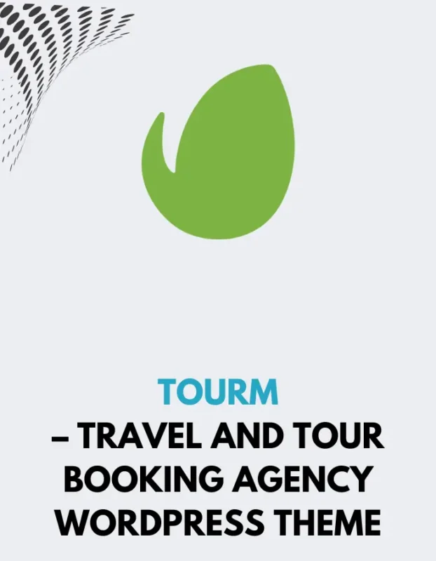 TOURM - TRAVEL AND TOUR BOOKING AGENCY WORDPRESS THEME