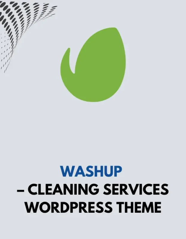 WASHUP - CLEANING SERVICES WORDPRESS THEME