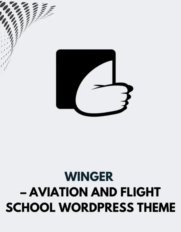 WINGER - AVIATION AND FLIGHT SCHOOL WORDPRESS THEME