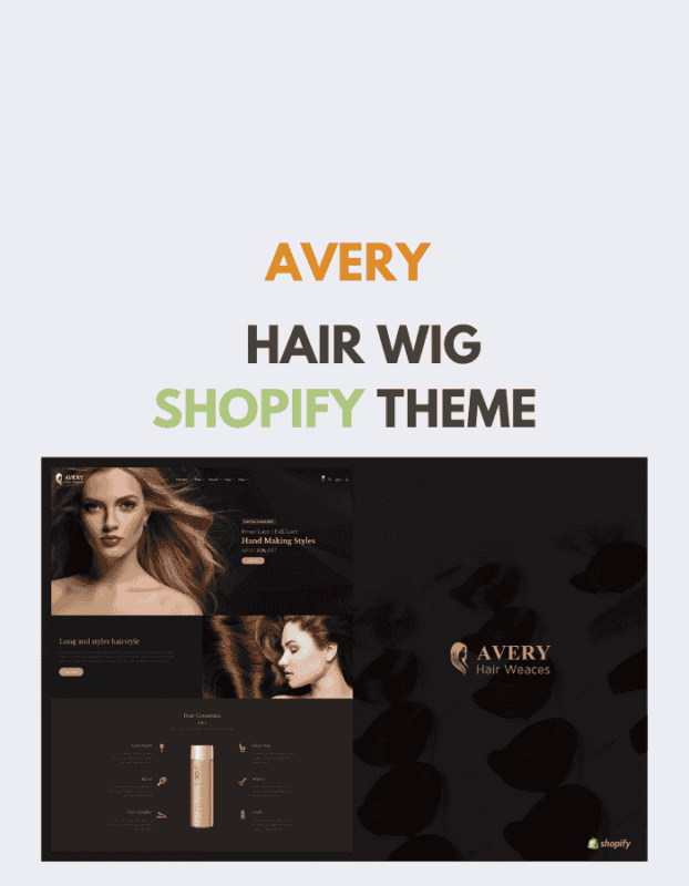 Avery Hair Wig Shopify Theme