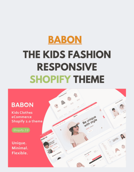 Babon - The Kids Fashion Responsive Shopify Theme