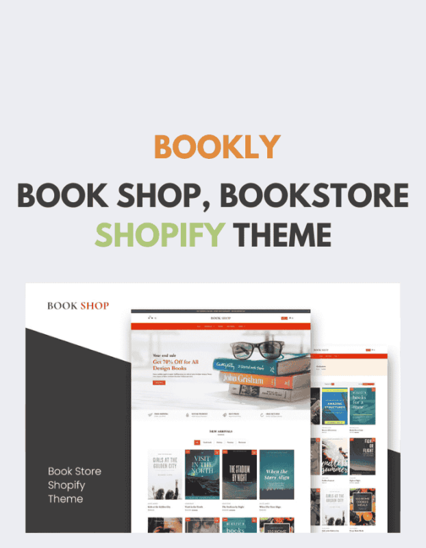 Bookly - Book Shop, Bookstore Shopify Theme