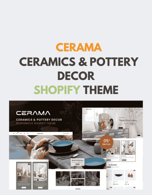 Cerama - Ceramics & Pottery Decor Shopify Theme