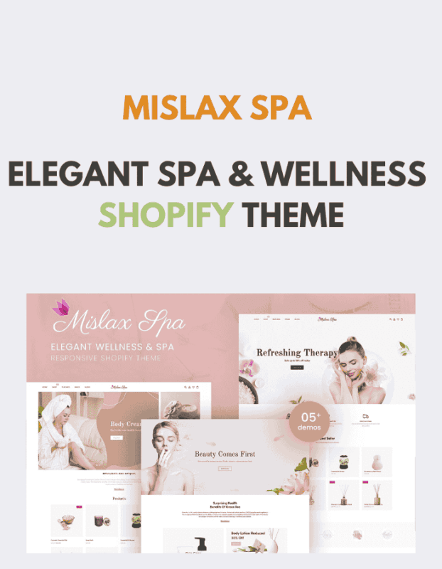 Mislax Spa – Elegant Spa & Wellness Shopify Theme
