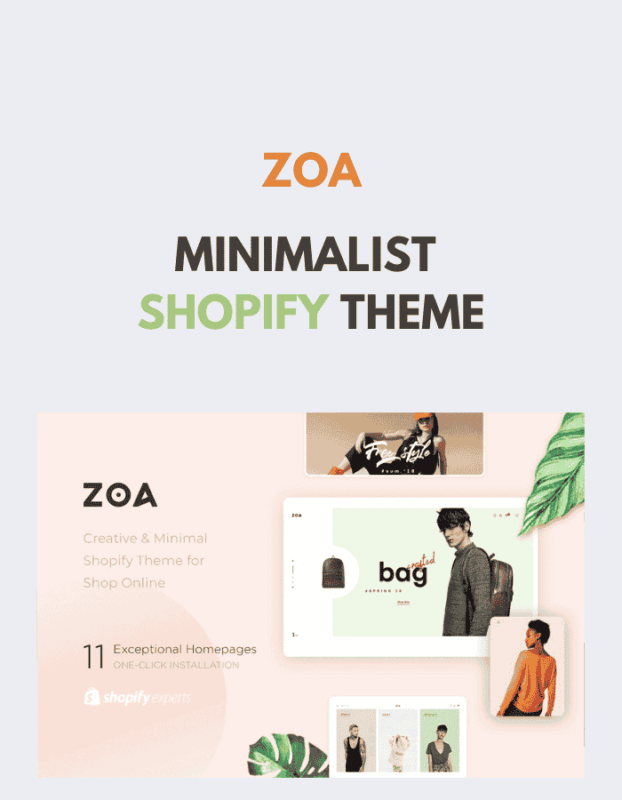 Zoa – Minimalist Shopify Theme