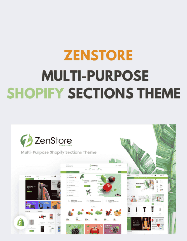 ZenStore | Multi-Purpose Shopify Sections Theme