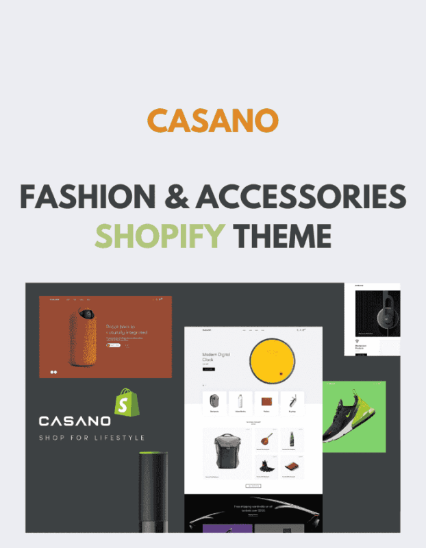 Casano – Fashion & Accessories Shopify Theme