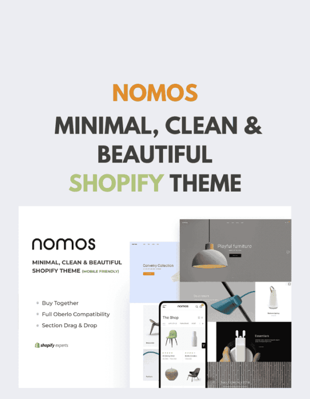 Nomos – Minimal, Clean & Beautiful Shopify Theme